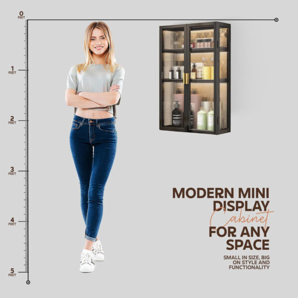 MIORAH 40 cm Wall-Mounted 3-Layer Bathroom Storage Cabinet – Space Saving Organizer Shelf for Essentials, White (No Mirror) - Image 39
