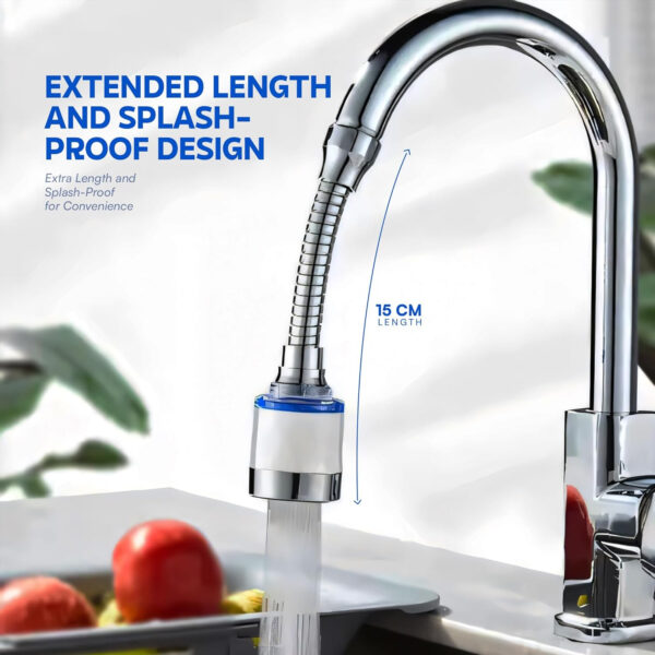 Faucet Water Filter for Kitchen Tap by MIORAH | Easy Install | Tap Water Purifier Removes Impurities Pack of 1 - Image 3