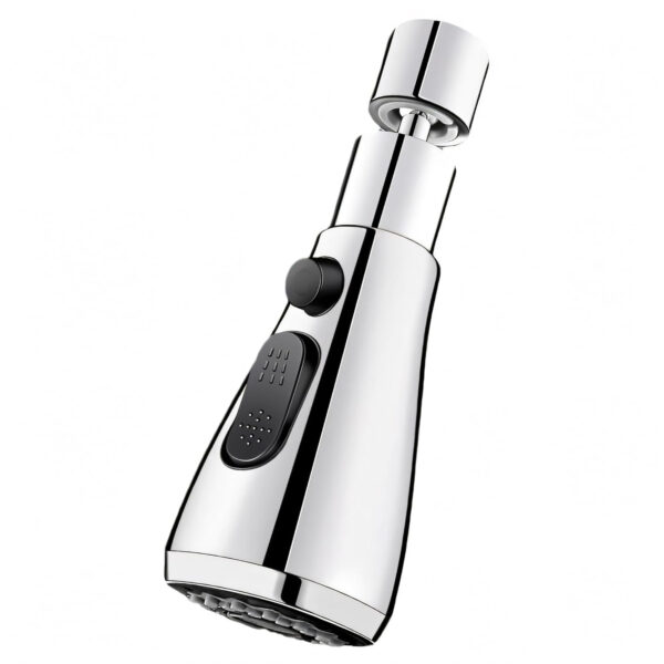 MIORAH Tap Extender for Kitchen Sink | Flexible Faucet Extension with 4 Modes for Convenient Use Silver Pack of 1 - Image 8