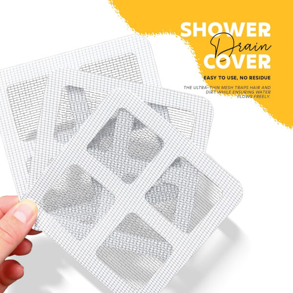 Bathroom Drain Cover 20 Pack by MIORAH | Drainage Cover with Mesh | Bathroom Jali for Drain | Durable Drain Cover Mesh for Bathroom & Shower | Easy Installation & Cleaning - Image 4