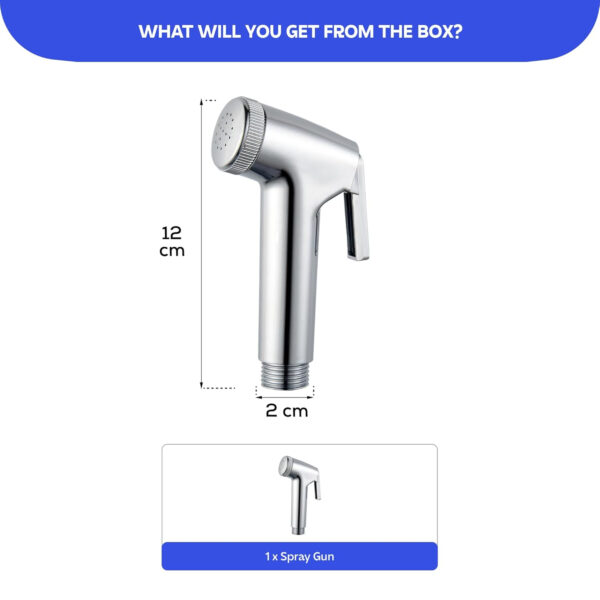 Health Faucet Set by MIORAH | ABS Jet Spray Gun with Pipe & Hook | Toilet Faucet for Bathroom, Leak-Proof, Easy Installation - Image 9