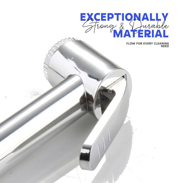 Health Faucet Set by MIORAH | ABS Jet Spray Gun with Pipe & Hook | Toilet Faucet for Bathroom, Leak-Proof, Easy Installation - Image 10