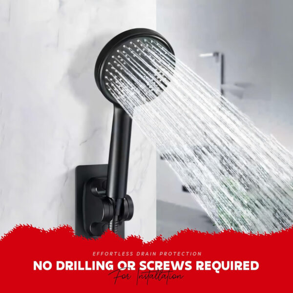 Shower Head Holder for Bathroom by MIORAH | Health Faucet Holder for Toilet | Adjustable Without Drill Jet Spray Holder (Pack of 1) - Image 6