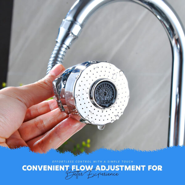 Tap Extension for Kitchen Sink by MIORAH – Flexible Kitchen Tap Extender for Basin, Easy Install Faucet Attachment Pack of 1 - Image 6