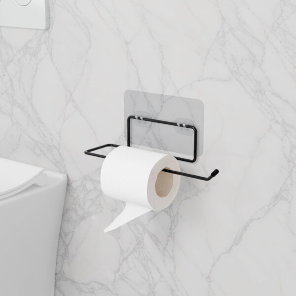 Towel Holder in Bathroom – Wall Mounted Toilet Paper Roll Holder & Towel Stand for Modern Home & Hotel Use (Pack of 2) - Image 29