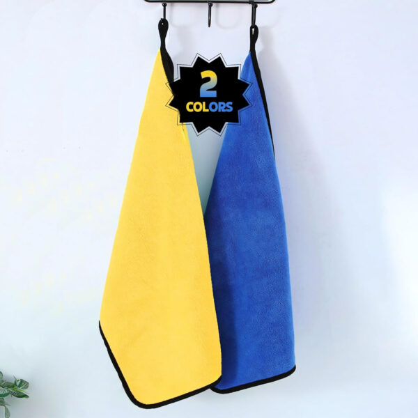 MIORAH Microfiber Cleaning Cloth for Kitchen | 500 GSM Microfiber Cloth for Car, Bike, Laptop | Ideal for All Surfaces, Lint-Free & Ultra Absorbent, Resuable Cleaning Wipe, 35x75 cm, Pack of 2 - Image 5