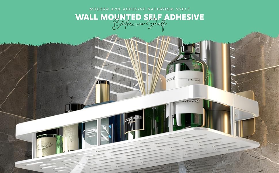 bathroom suction shelves
