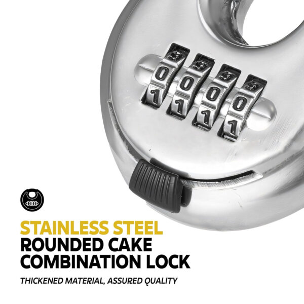 Combination Number Lock 4 Digit Heavy Duty Padlock for Door, Locker, Luggage, Backpack, Cycle & Gate | MIORAH Big Size Zinc Security Lock for Home, Office & Travel Use - Image 19