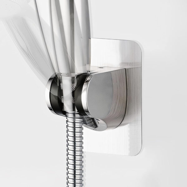 Adhesive Handheld Shower Head Holder by MIORAH | Adjustable Angle Shower Wand Holder | Bathroom Wall Mount Shower Bracket