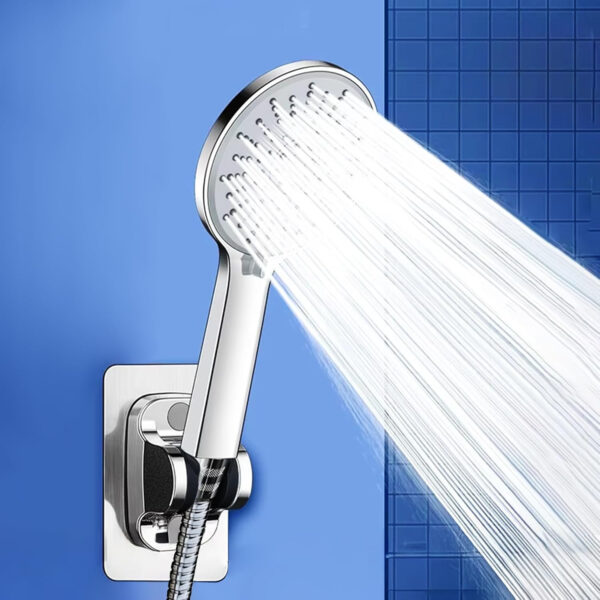 MIORAH Hand Shower set for Bath | Sawer Bathroom Set | Shower Head for Bathroom | Handheld Shower | 5 Modes High Pressure ABS Sawar Head, 9 Inch - Image 9