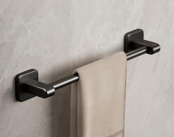 MIORAH Aerospace Aluminum Towel Holder in Bathroom – Wall Mounted Towel Hanger for Wash Basin & Bathroom Towel Hanger for Wall Use