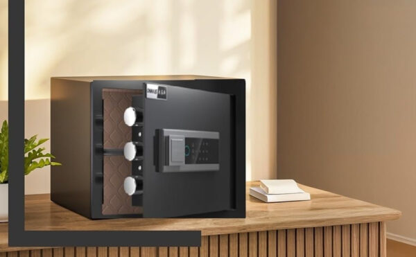 MIORAH Locker Style Safe for Home Jewellery | Digital Lock Box | Solid Steel Locker (Password)